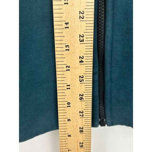Lululemon Men's Large Jacket Teal/Black Hoodie Full Zip Long Sleeve - Picture 5 of 16
